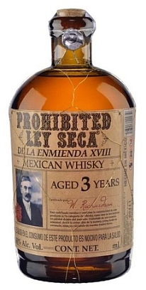 Виски "Прохибитед Лей Сека 3 года" 0,7 л