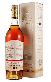 Коньяк "Гранд Шампань Премье Крю Шато де Монтифо 10-летний" в п/к 0,7 л.