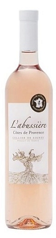 Вино "Л'Абуссьер АОП Кот де Прованс" сухое розовое 0,75 л