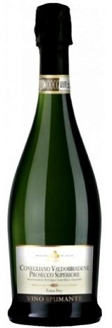 Вино игристое "Палаццо Нобиле Конельяно Вальдоббьядене Просекко Супериоре" сухое белое 0,75 л