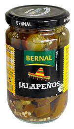 Перчик JALAPENOS острый Bernal 300 г (130 г)