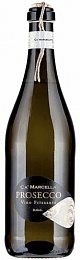 Вино игристое "Серениссима Ка' Марчелла Фриззанте Просекко ДОК" сухое белое 0,75 л