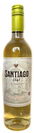 Вино "Сантьяго 1541" Резерва Совиньон Блан" сухое белое 0,75 л