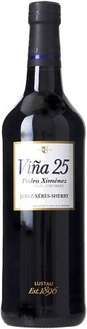 Херес "Винья 25" Педро Хименес" вино ликерное выдержанное 0,75 л 