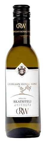 Вино "Ркацители" сухое белое 0,187 л. Серия "Georgian Royal Wine" 