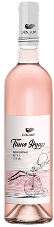 Вино "Пино Нуар" сухое розовое 0,75 л (Денисов)