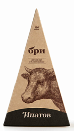 Мягкий сыр с белой плесенью «Бри», Ипатов, 150гр