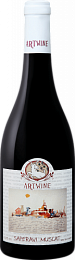 Вино "Саперави Мускат" красное полусладкое 0,75 л (серия АРТВАЙН) Асканели
