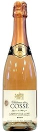 Вино игристое "Шато де Косс Резерв дю Маркиз Креман де Луар АОК" розовое брют 0,75 л
