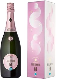 Вино игристое "Берлукки 61 Франчакорта Розе" розовое брют 0,75 л