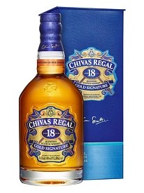 Виски "Чивас Ригал" 18 лет 0,7 л в п/у