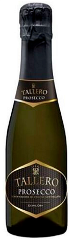 Вино игристое "Таллеро Просекко ДОК Экстра Драй" сухое белое 0,2 л