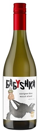 Вино "Бабушка" сухое белое 0,75 л