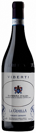 Вино "Барбера д'Альба. Виберти “Ла Джемелла” сухое красное 0,75 л