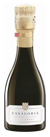 Вино игристое "Кубань "Фанагория" белое полусладкое 0,2 л