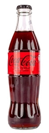 Напиток газированный COCA-COLA без сахара стекло 330 мл (Грузия)