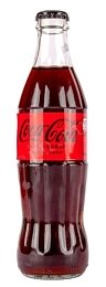 Напиток газированный COCA-COLA без сахара стекло 330 мл (Грузия)