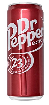Напиток безалкогольный "Доктор Пеппер" газированный 0,33 ж/б