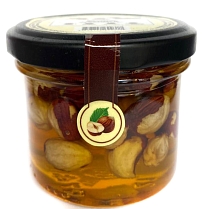 Мёд с фундуком  125мл 