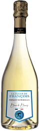 Вино игристое "Ля Флер Де Франсуа Креман Де Бордо Блан Де Блан" брют белое 0,75 л