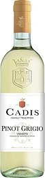 Вино "Пино Гриджо делле Венецие ”Кадис”" сухое белое 0,75 л