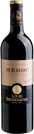 Вино "Медок. Луи Эшенауэр" сухое красное 0,75 л