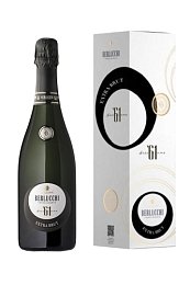 Вино игристое "Берлукки 61 Франчакорта Экстра Брют" белое экстра брют 0,75 л в п/у