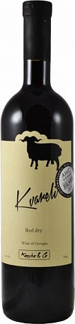 Вино "Кварели" красное сухое 0,75 л Кончо и Ко (ООО "Мовайн")