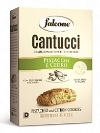 Печенье сахарное Кантуччи с фисташками и цедрой лимона "falcone" (0,180кг) упак. 12шт.