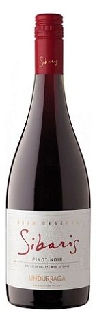 Вино "Ундуррага. "Сибарис" Гран Резерва. Пино Нуар" сухое красное 0,75 л