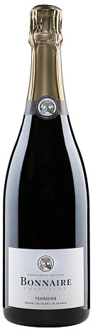 Вино игристое "Шампань Боннэр. Терруар. Гран Крю Блан де Блан" брют белое 0,75 л в п/к