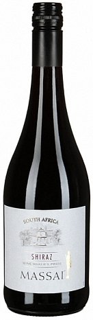 Вино "Массаи Шираз" полусухое красное 0,75 л