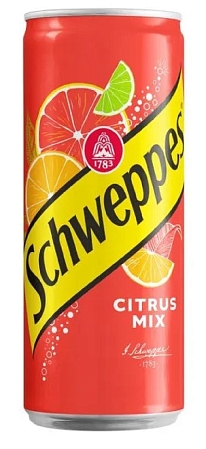 Напиток безалкогольный "Швепс Цитрус Микс" газированный 330 мл м/б