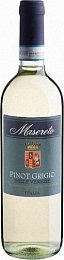 Вино "Мазерето Пино Гриджио Делле Венецие" сухое белое 0,75 л
