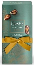 Шоколадные конфеты "Морские ракушки" Guylian сундучок подарочный с лентой 250гр