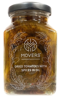 Томаты вяленые со специями в масле Movers, 260мл