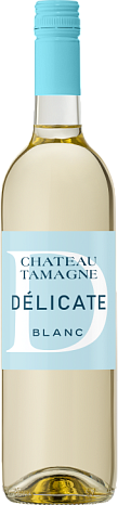 Вино "Шато Тамань Деликат" полусухое белое 0,75 л