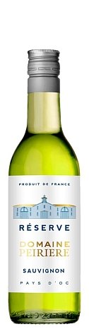 Вино "Домен Перьер Резерв Совиньон" сухое белое 0,187 л