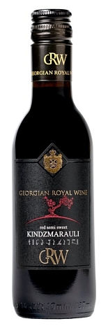 Вино "Киндзмараули" красное полусладкое 0,187 л., серии "Georgian Royal Wine"