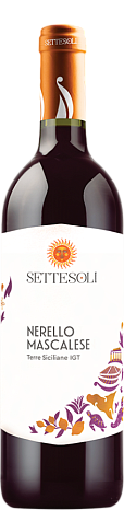 Вино "Сеттесоли Нерелло Маскалезе Терре Сичилиане" красное сухое 0,75 л