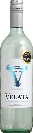 Вино "Валенсия. "Велата" Виура - Совиньон Блан" сухое белое 0,75 л