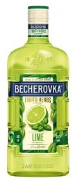 Ликер "Бехеровка со вкусом лайма и базилика" 0,5 л