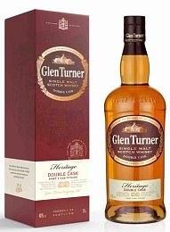 Виски шотландский односолодовый "Сингл Молт "Глен Тёрнер" Эритаж Дабл Каск" в п/к 0,7 л