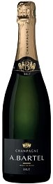 Вино игристое "Шампань А. Бартель. Брют" брют белое 0,75 л