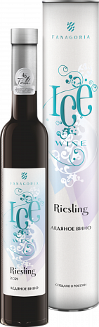 Вино "Рислинг.Ледяное вино" столовое десертное белое ICE WINE. 0,375 л тубус