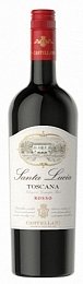 Вино "Санта Лючия Тоскана Россо" IGT красное сухое 0,75 л