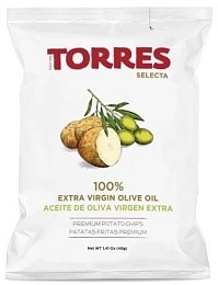 Картофельные чипсы с оливковым маслом "TORRES" 40 г