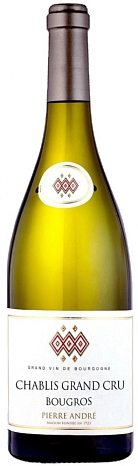 Вино "Пьер Андре Шабли Гран Крю Бугро АОП" сухое белое 0,75 л