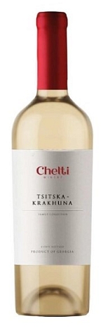 Вино "Цицка Крахуна" белое полусухое 0,75 л (ЧЕЛТИ)