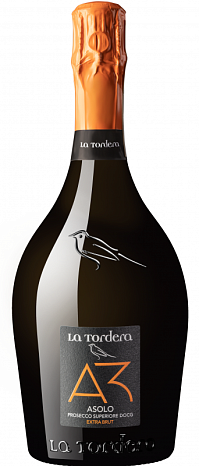 Вино игристое "Азоло Просекко Супериоре. Ла Тордера "А3" Экстра Брют" брют белое 0,75 л 